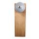 2 Pieces Light Grey Round Ceramic Wooden Door Stopper